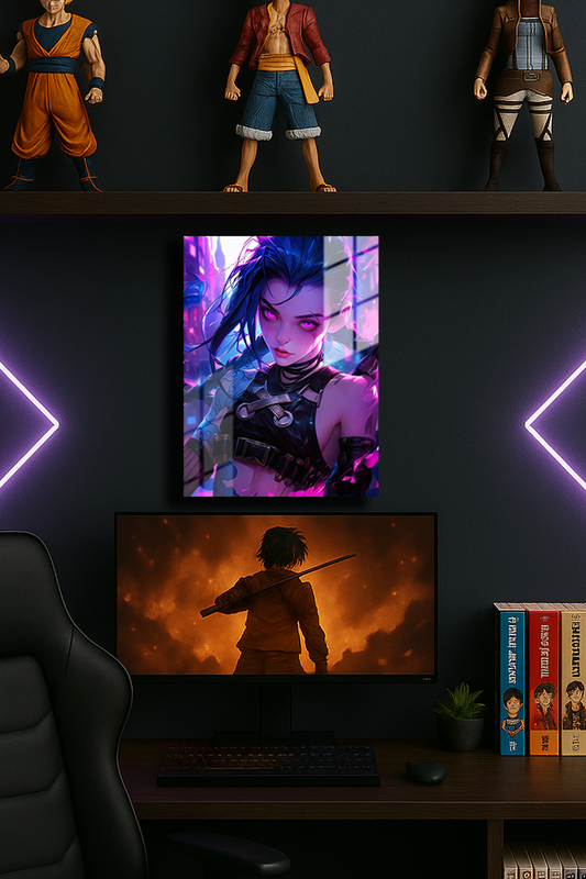 "Jinx Arcane" Baskılı Metal Poster 2 (Premium Kalite)