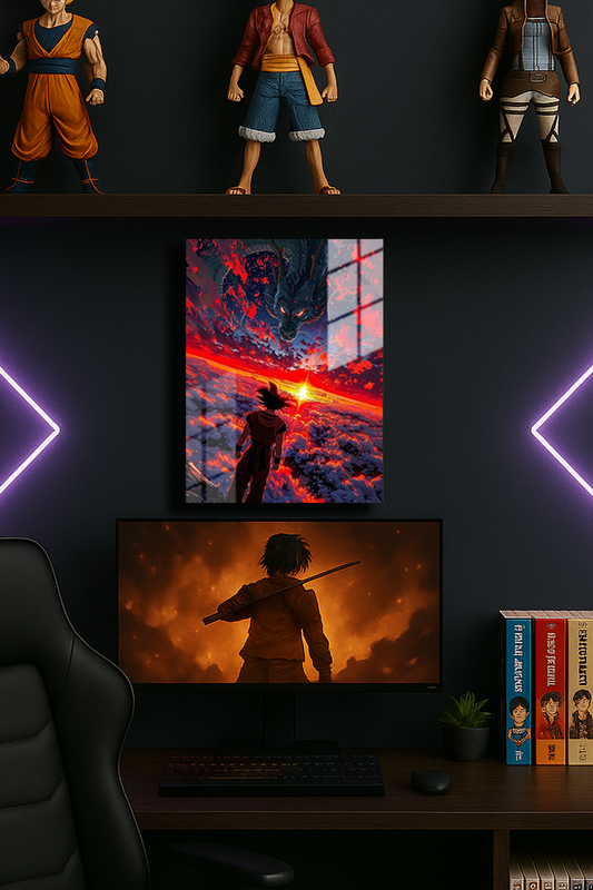 "Goku Dragon Ball" Baskılı Metal Poster 4 (Premium Kalite)