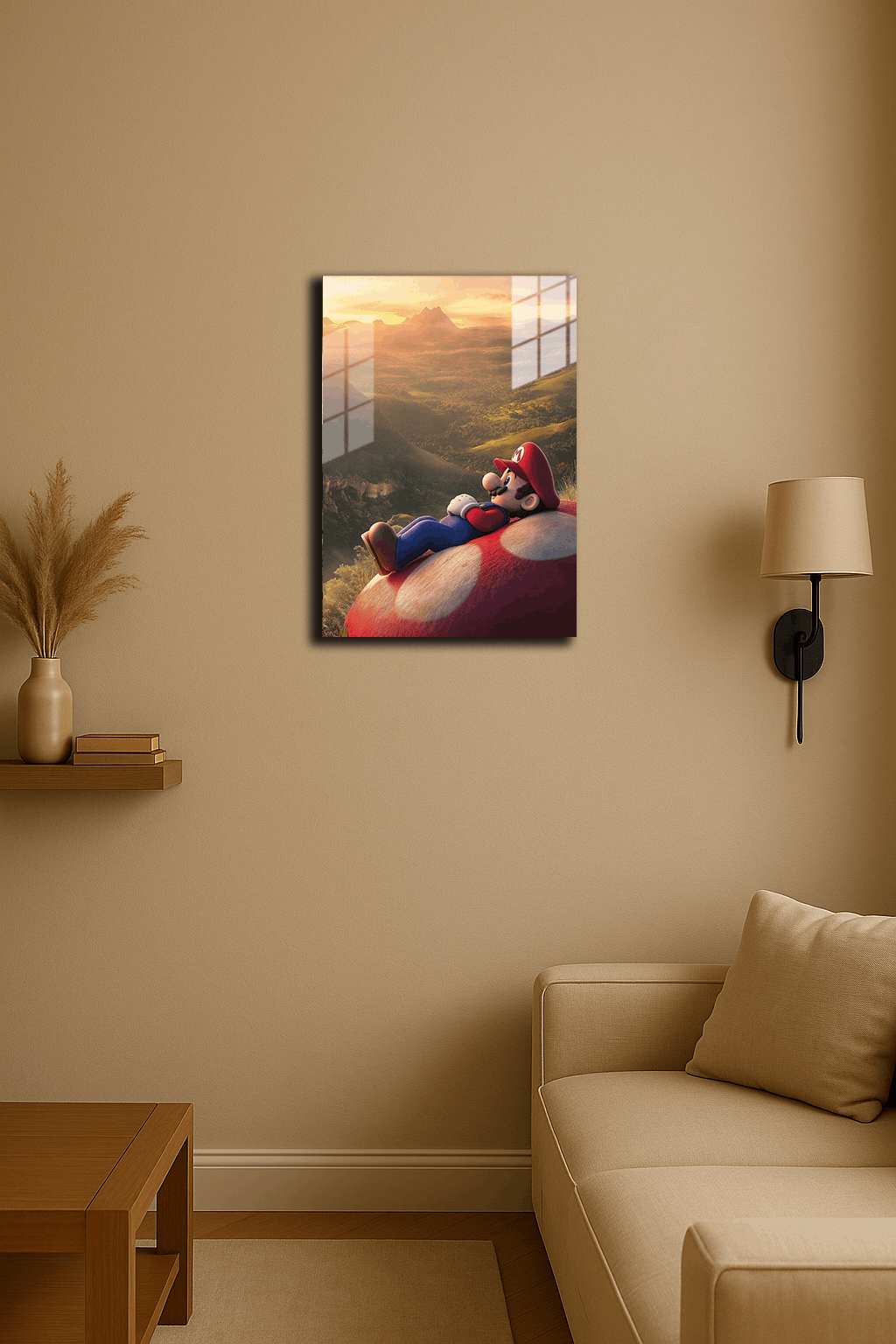 "Mario" Baskılı Metal Poster (Premium Kalite)