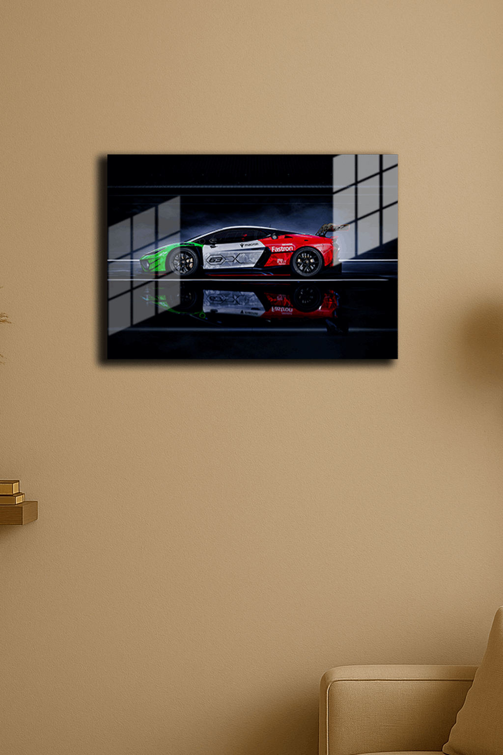 "GT Yarış Arabası" Baskılı Metal Poster (Premium Kalite)