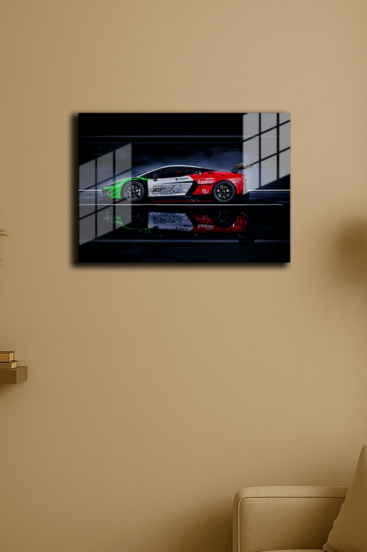 "GT Yarış Arabası" Baskılı Metal Poster (Premium Kalite)