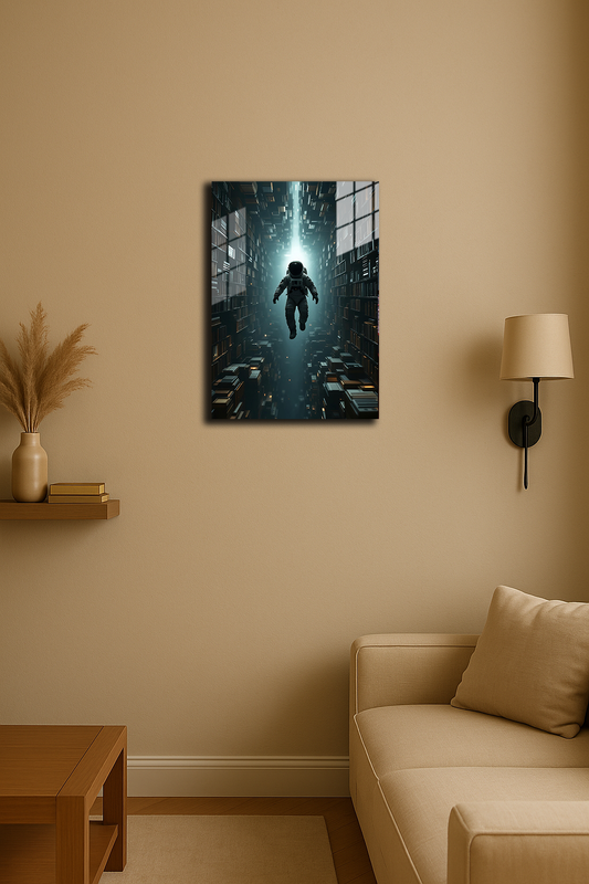 "Yıldızlararası Geçit" Baskılı Metal Poster 2 (Premium Kalite)