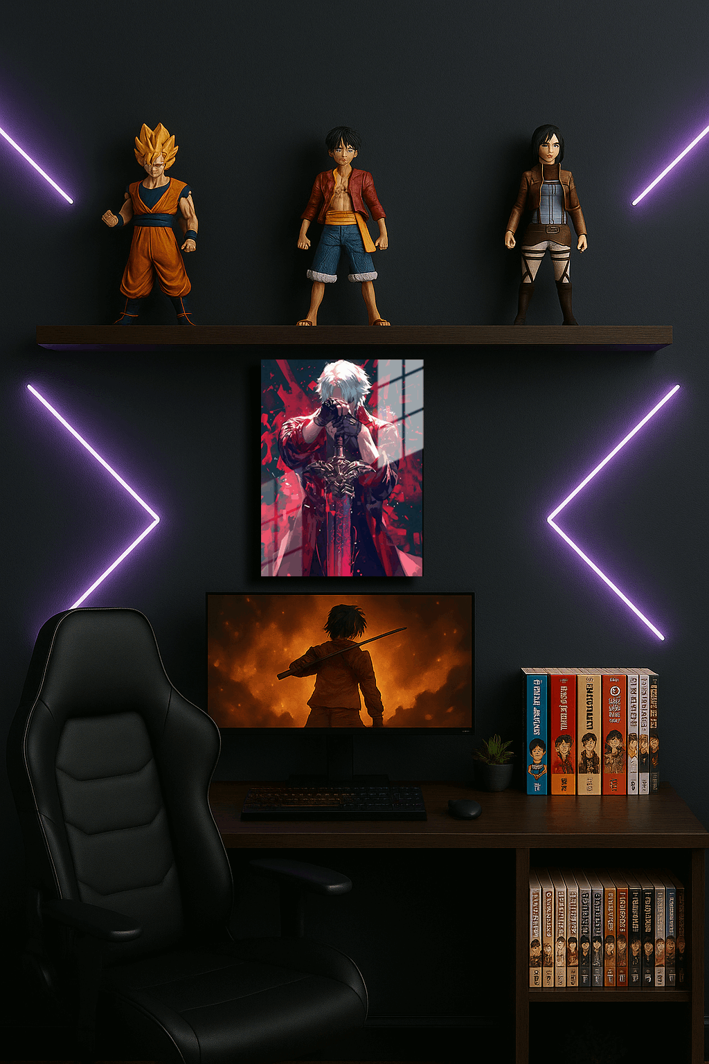 "Dante Devil May Cry" Baskılı Metal Poster (Premium Kalite)