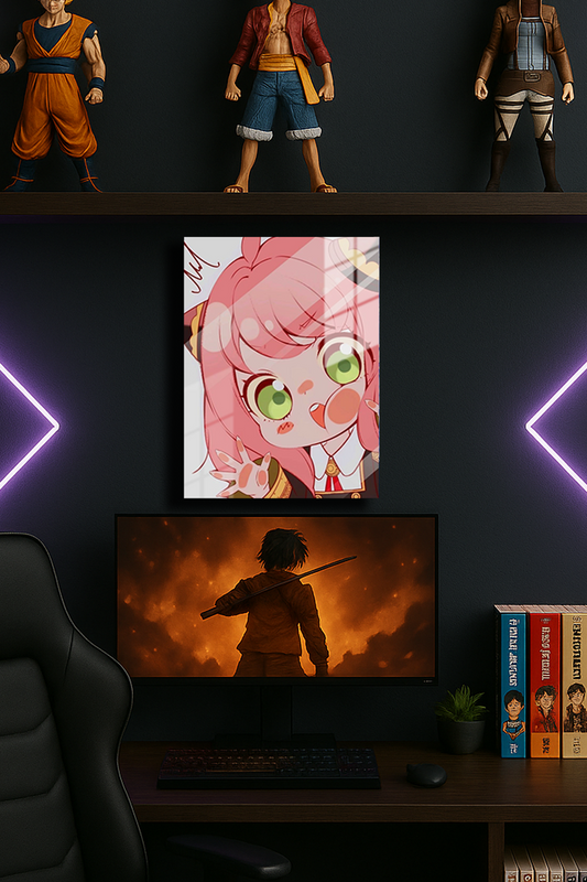 "Anya Spy x Family" Baskılı Metal Poster 3 (Premium Kalite)