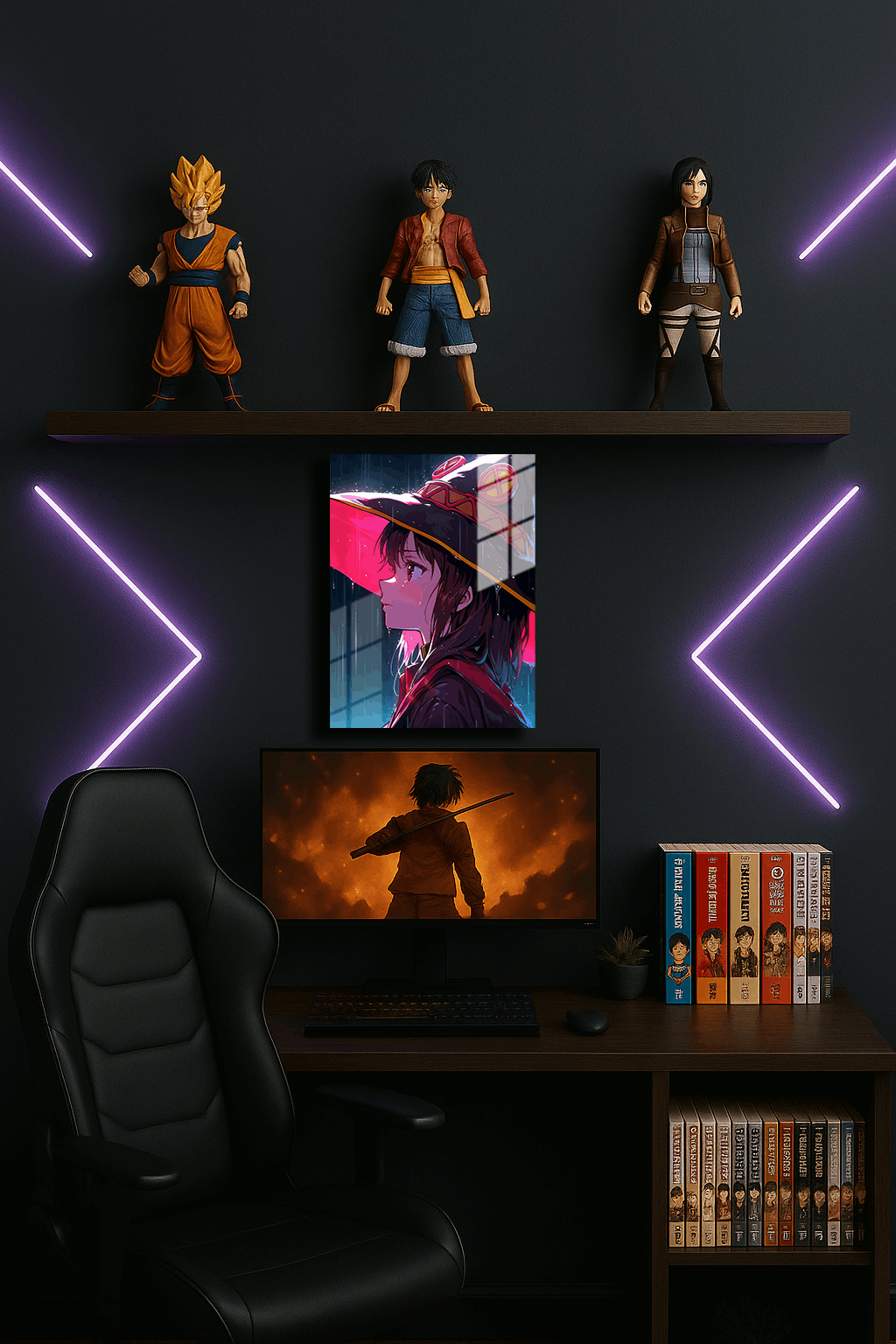 "Megumin KonoSuba" Baskılı Metal Poster (Premium Kalite)