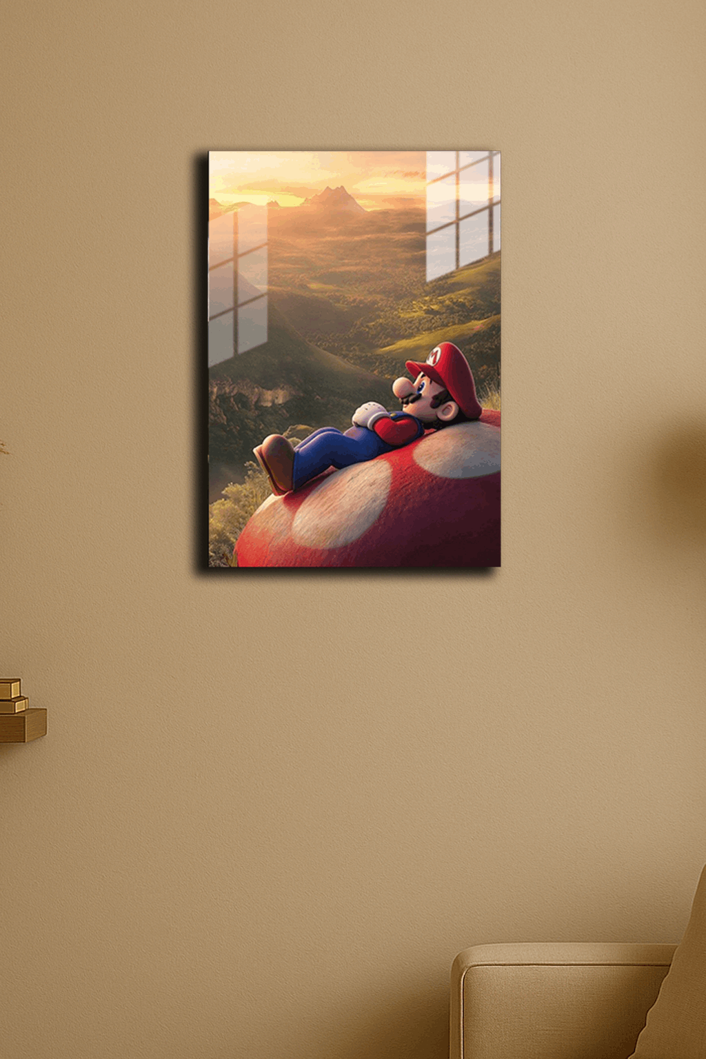 "Mario" Baskılı Metal Poster (Premium Kalite)