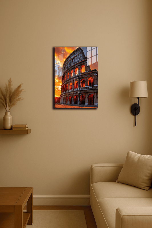 "Kolezyum" Baskılı Metal Poster (Premium Kalite)