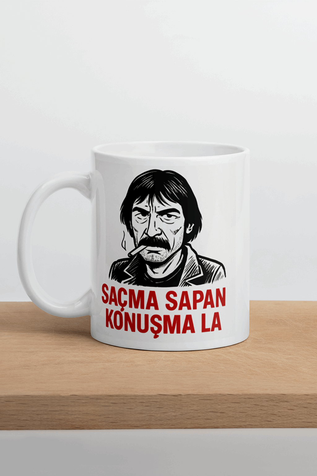 "Behzat Ç" Baskılı Porselen Kupa (Premium Kalite)