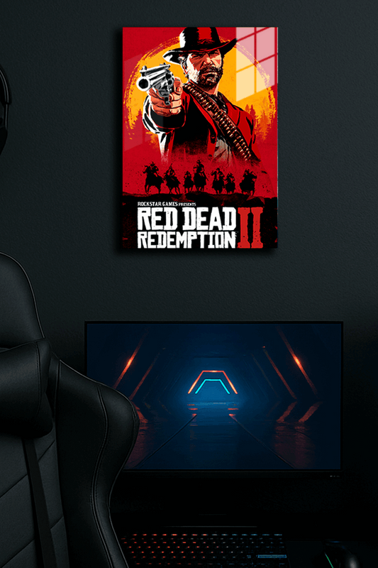 "Red Dead Redemption 2" Baskılı Metal Poster 2 (Premium Kalite)