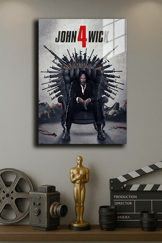 "John Wick" Baskılı Metal Poster 2 (Premium Kalite)