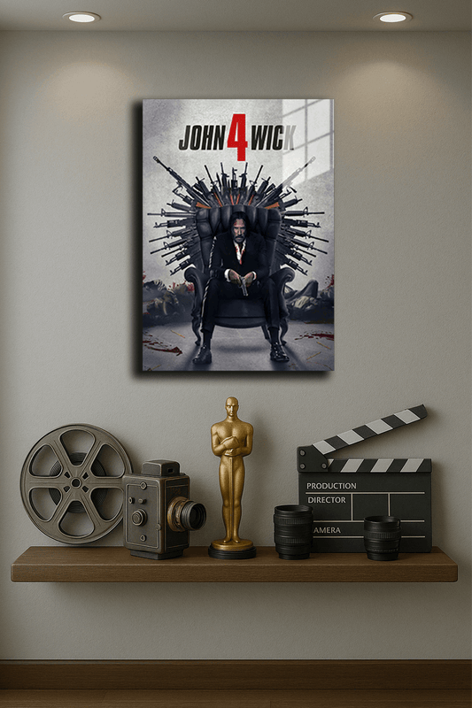 "John Wick" Baskılı Metal Poster 2 (Premium Kalite)