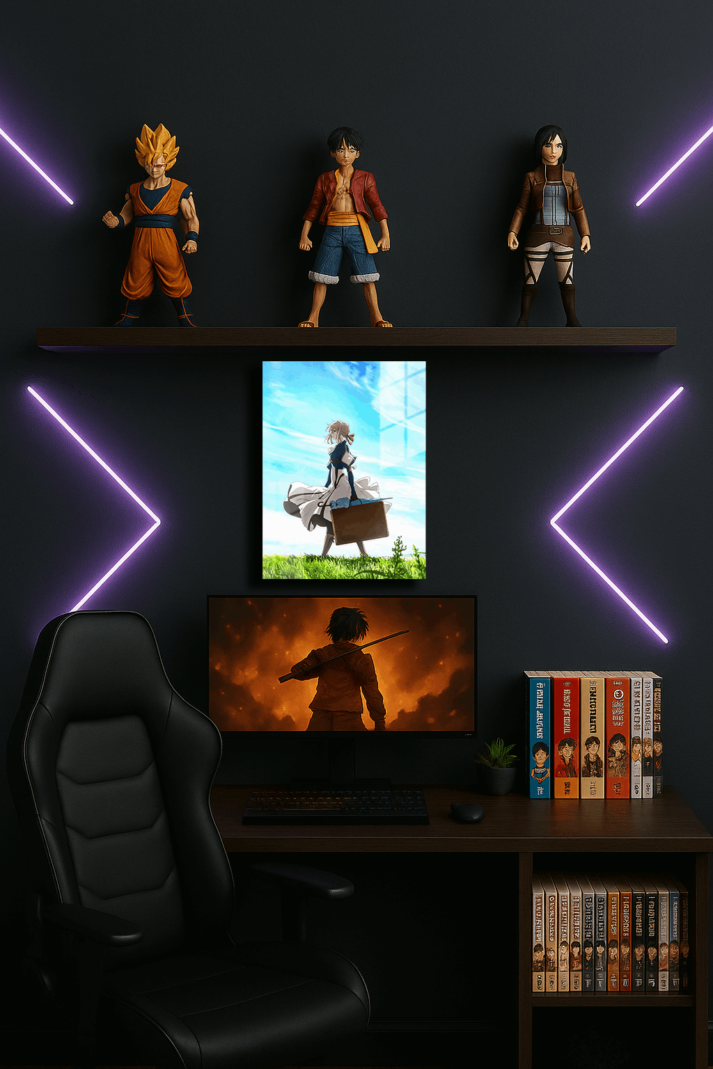 "Violet Evergarden" Baskılı Metal Poster (Premium Kalite)