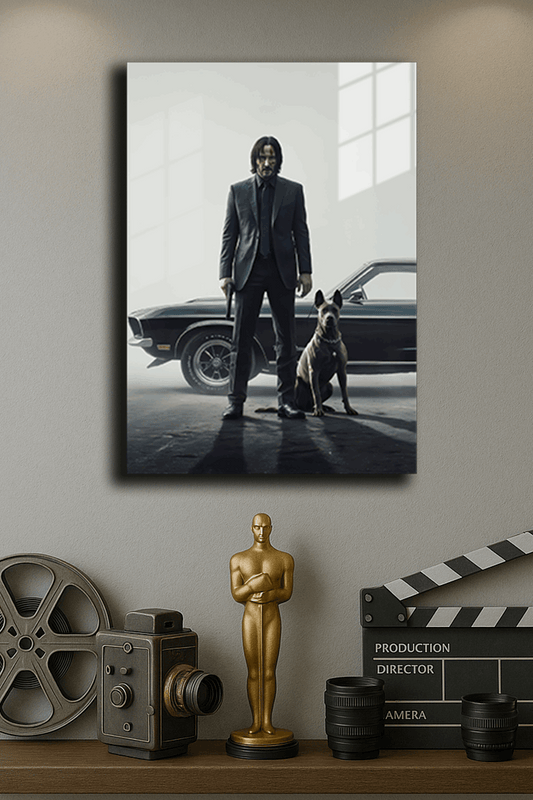 "John Wick" Baskılı Metal Poster (Premium Kalite)