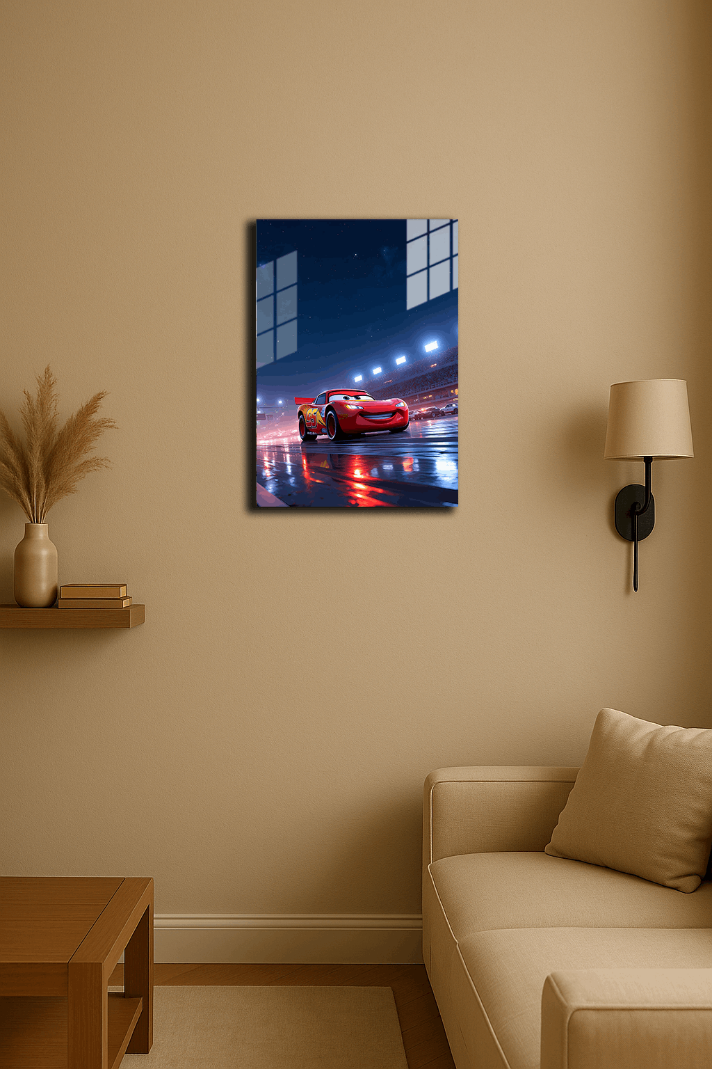 "McQueen Cars" Baskılı Metal Poster (Premium Kalite)