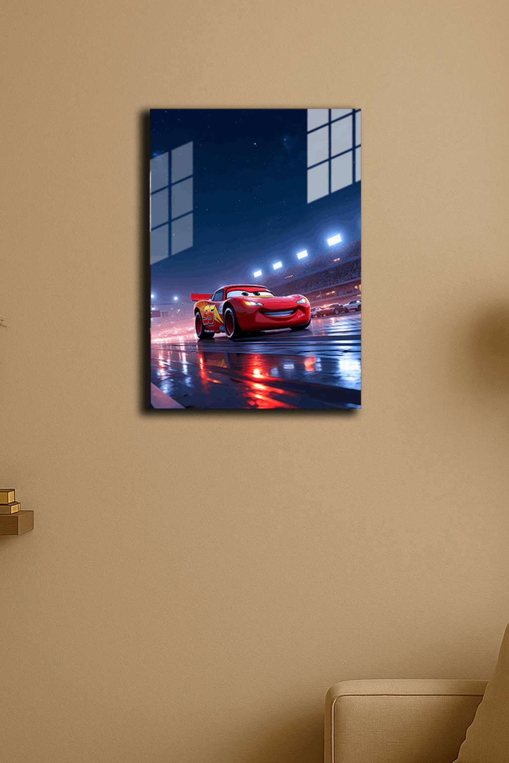"McQueen Cars" Baskılı Metal Poster (Premium Kalite)