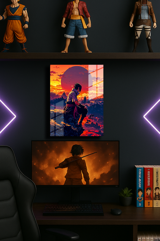 "Sasuke Uchiha Naruto" Baskılı Metal Poster (Premium Kalite)