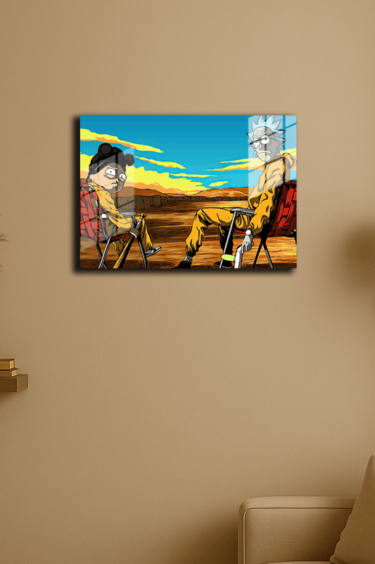 "Rick and Morty" Baskılı Metal Poster (Premium Kalite)