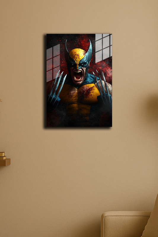 "Wolverine" Baskılı Metal Poster 2 (Premium Kalite)