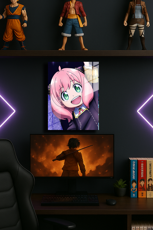 "Anya Spy x Family" Baskılı Metal Poster 2 (Premium Kalite)