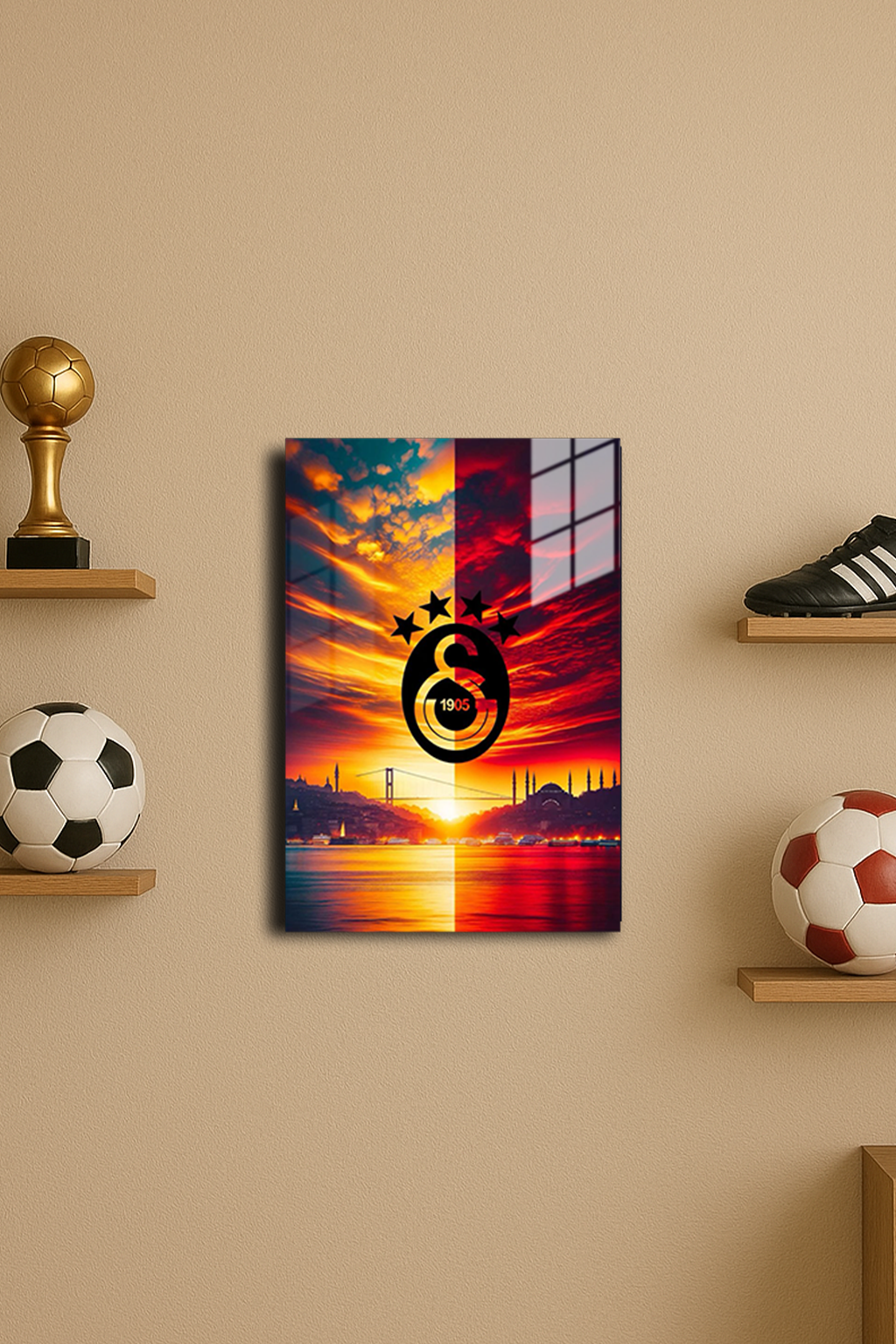 "Galatasaray" Baskılı Metal Poster 3 Adet, 20x30 cm(Premium Kalite)