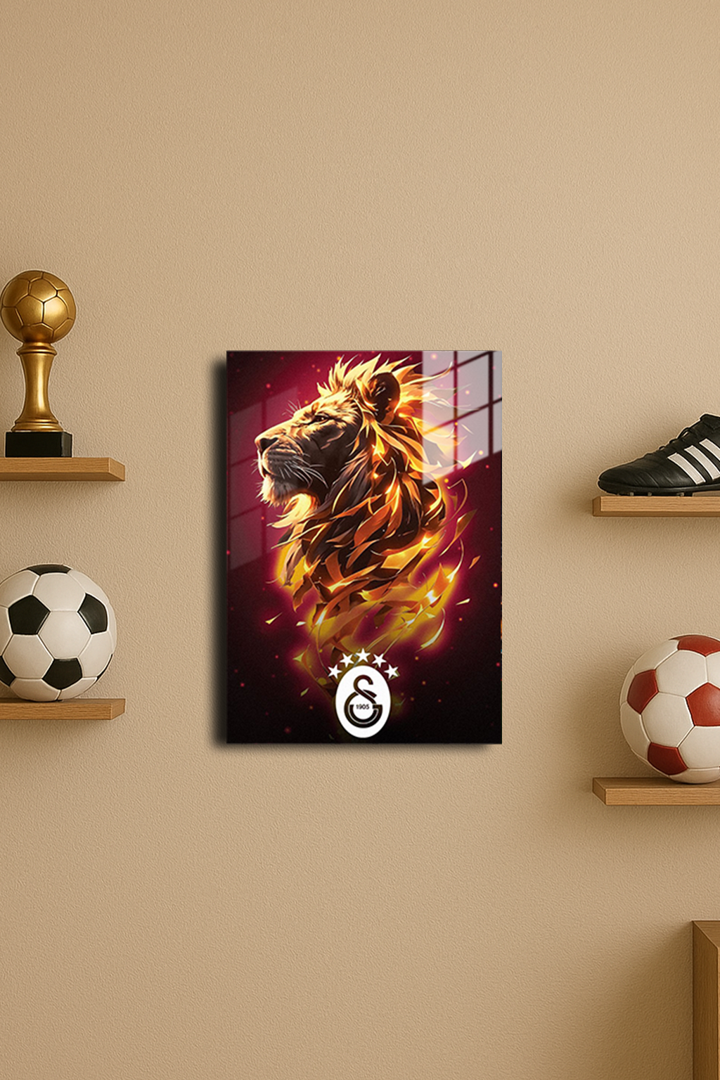 "Galatasaray" Baskılı Metal Poster 3 Adet, 20x30 cm(Premium Kalite)