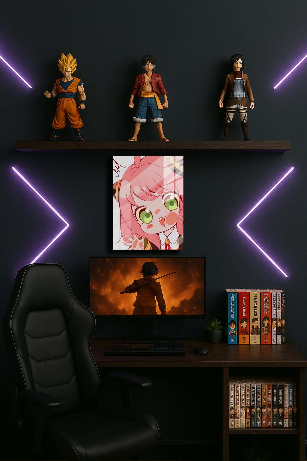 "Anya Spy x Family" Baskılı Metal Poster 3 (Premium Kalite)