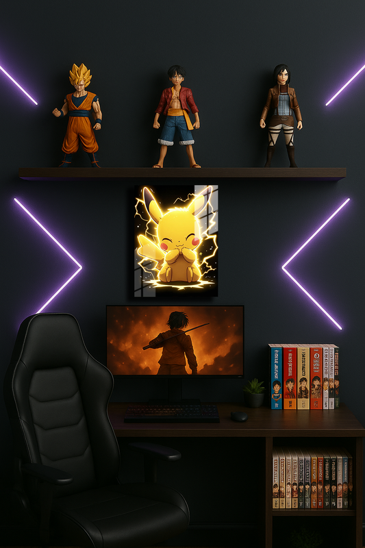 "Pikachu" Baskılı Metal Poster (Premium Kalite)