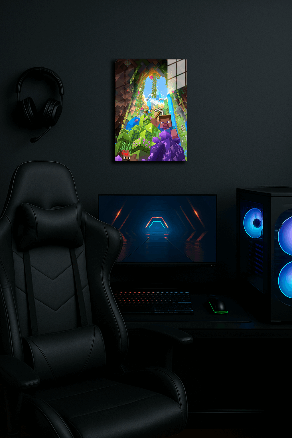 "Minecraft" Baskılı Metal Poster 2 (Premium Kalite)