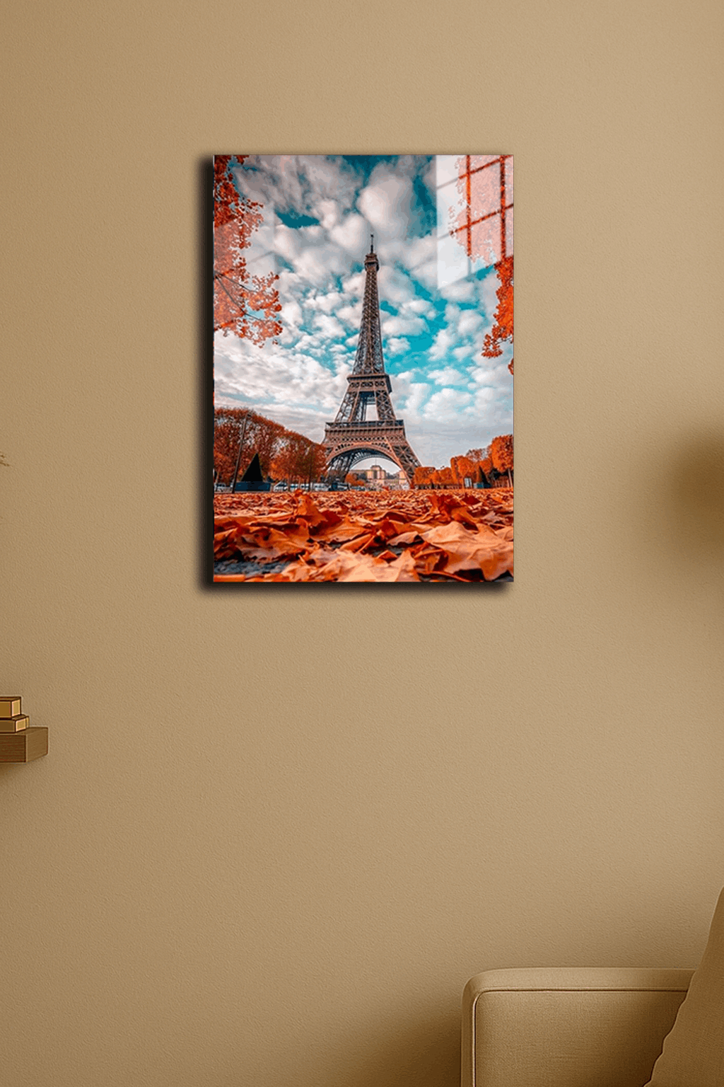"Eyfel Kulesi" Baskılı Metal Poster (Premium Kalite)