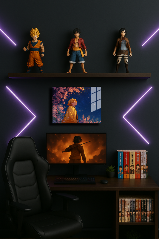 "Zenitsu Demon Slayer" Baskılı Metal Poster (Premium Kalite)