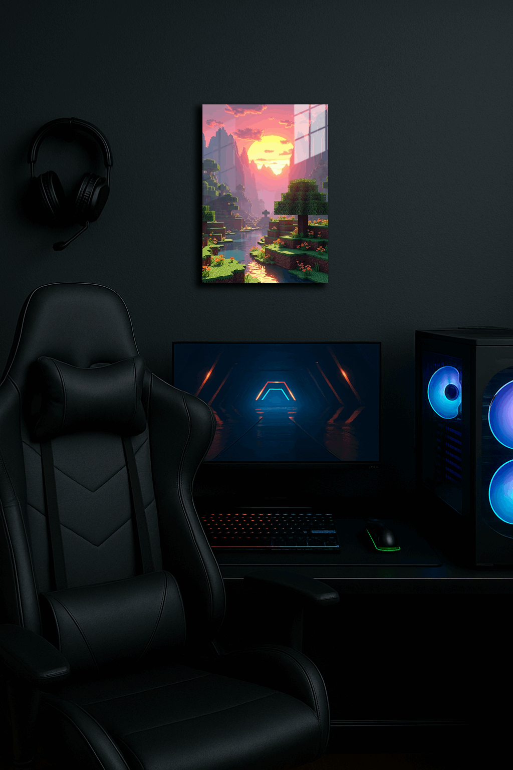 "Minecraft" Baskılı Metal Poster (Premium Kalite)