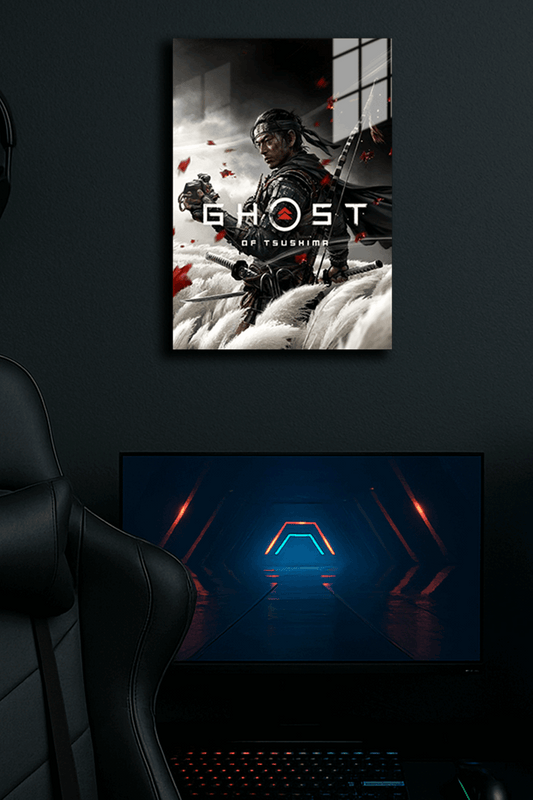 "Ghost of Tsuhima" Baskılı Metal Poster 2 (Premium Kalite)