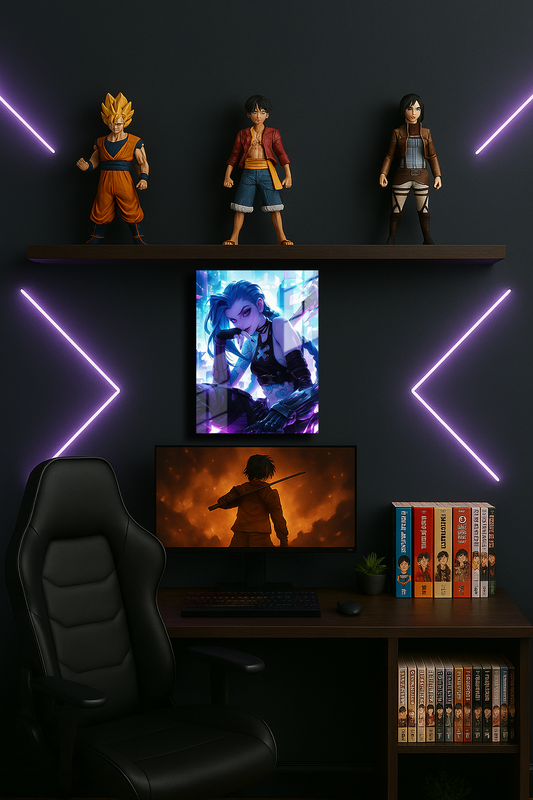 "Jinx Arcane" Baskılı Metal Poster (Premium Kalite)