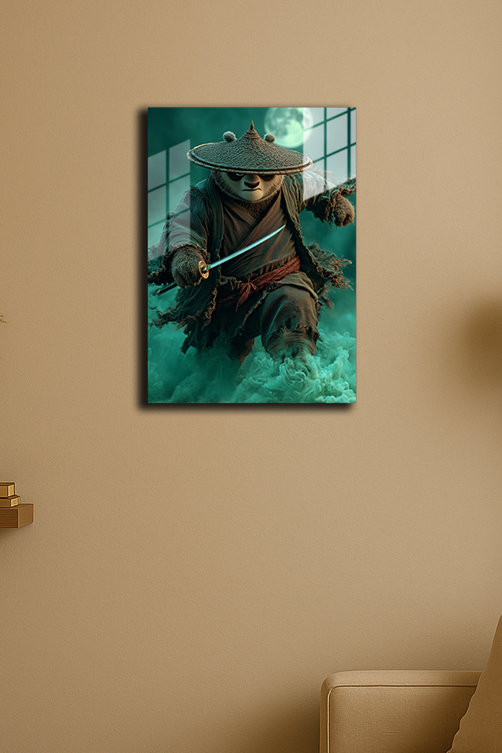 "Po Kung Fu Panda" Baskılı Metal Poster (Premium Kalite)