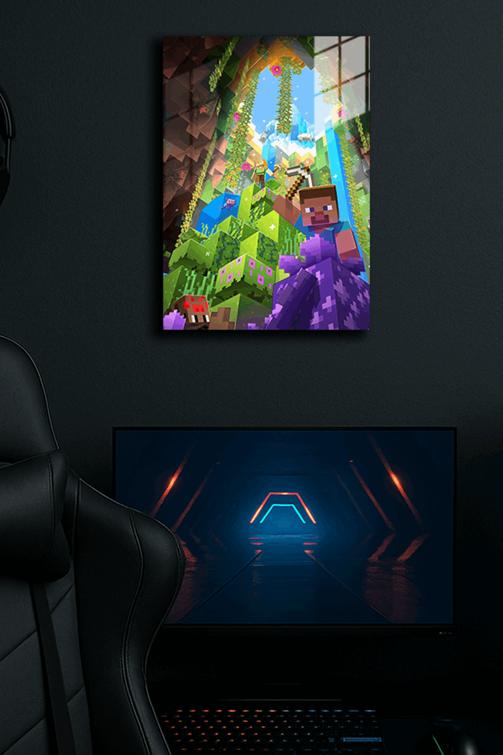 "Minecraft" Baskılı Metal Poster 2 (Premium Kalite)