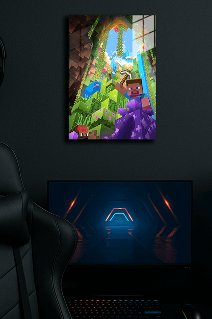 "Minecraft" Baskılı Metal Poster 2 (Premium Kalite)