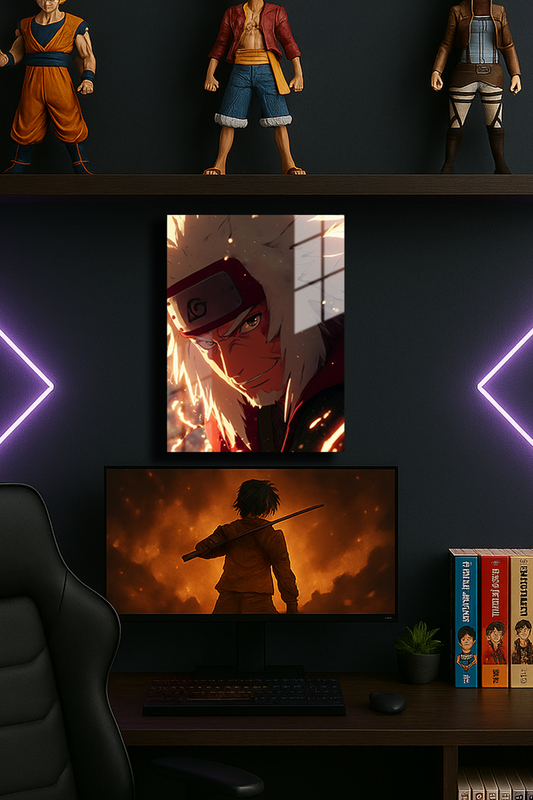 "Jiraiya Naruto" Baskılı Metal Poster (Premium Kalite)