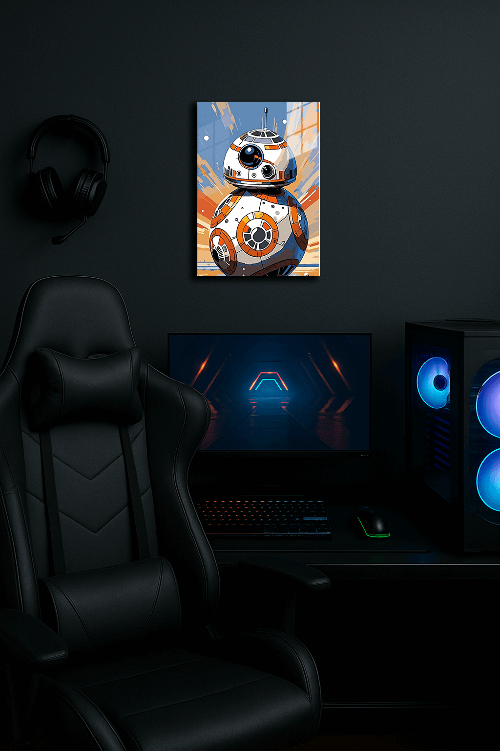 "BB-8 Star Wars" Baskılı Metal Poster (Premium Kalite)