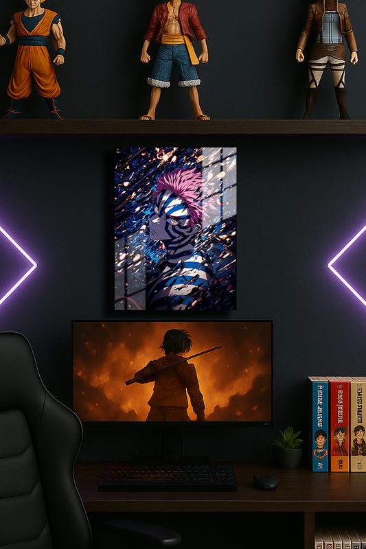 "Akaza Demon Slayerl" Baskılı Metal Poster (Premium Kalite)