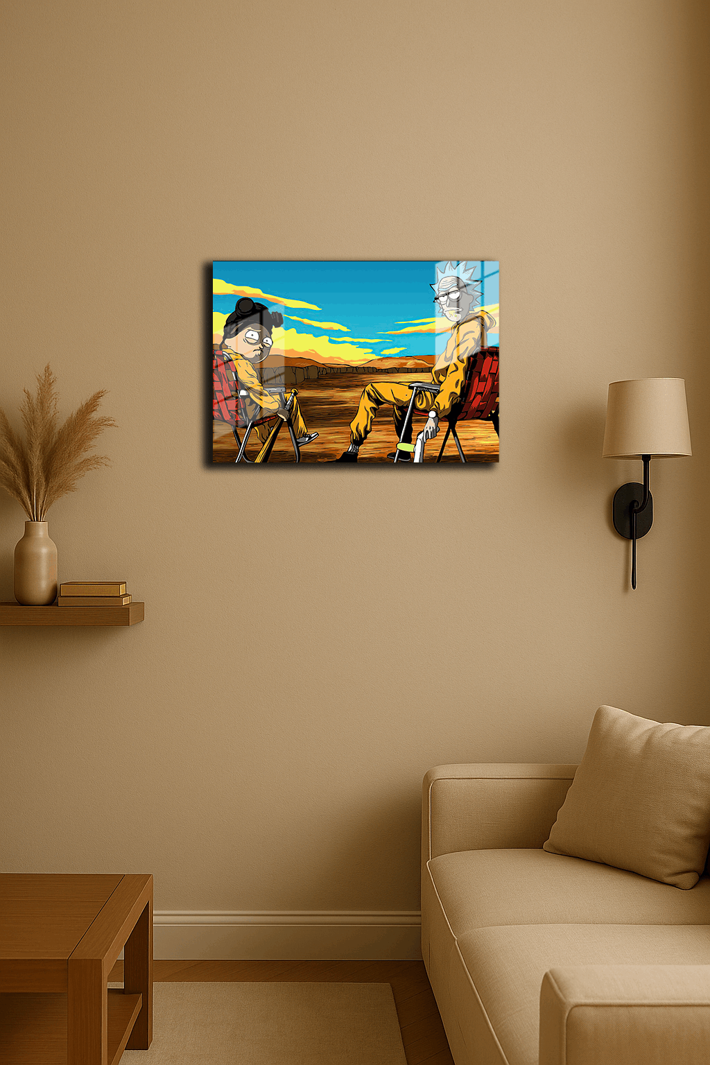 "Rick and Morty" Baskılı Metal Poster (Premium Kalite)