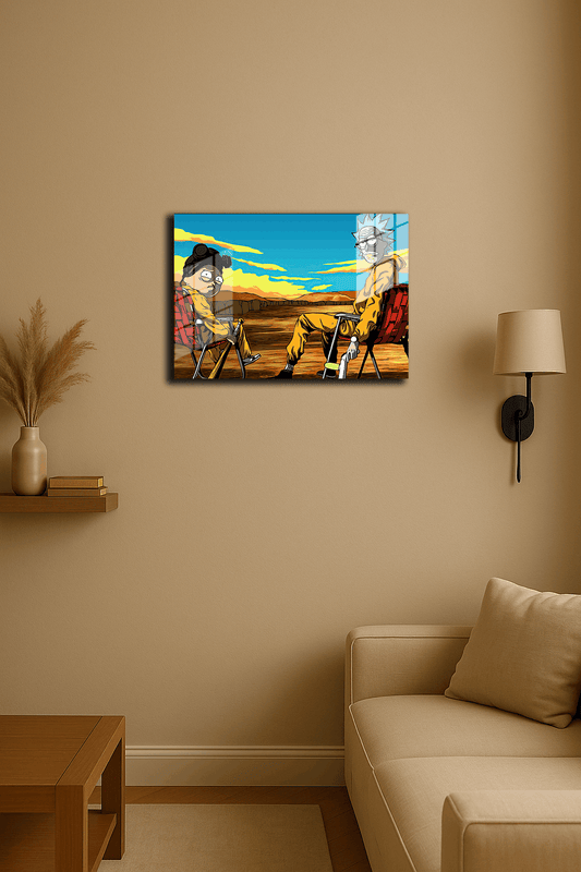 "Rick and Morty" Baskılı Metal Poster (Premium Kalite)