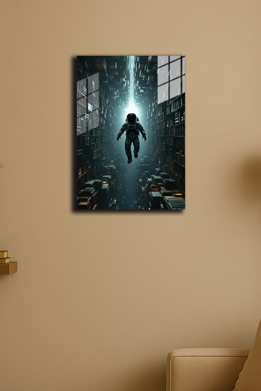 "Yıldızlararası Geçit" Baskılı Metal Poster 2 (Premium Kalite)