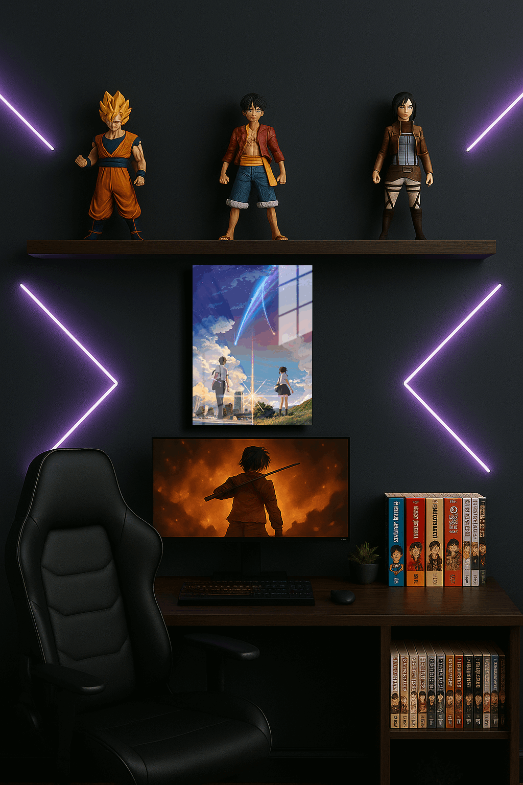 "Your Name" Baskılı Metal Poster (Premium Kalite)