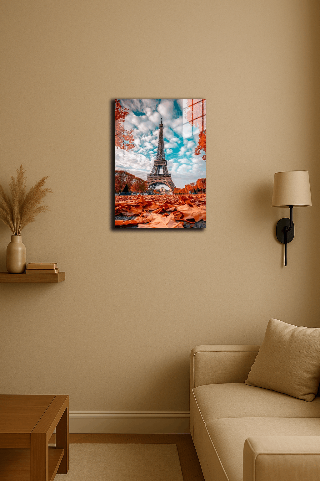 "Eyfel Kulesi" Baskılı Metal Poster (Premium Kalite)