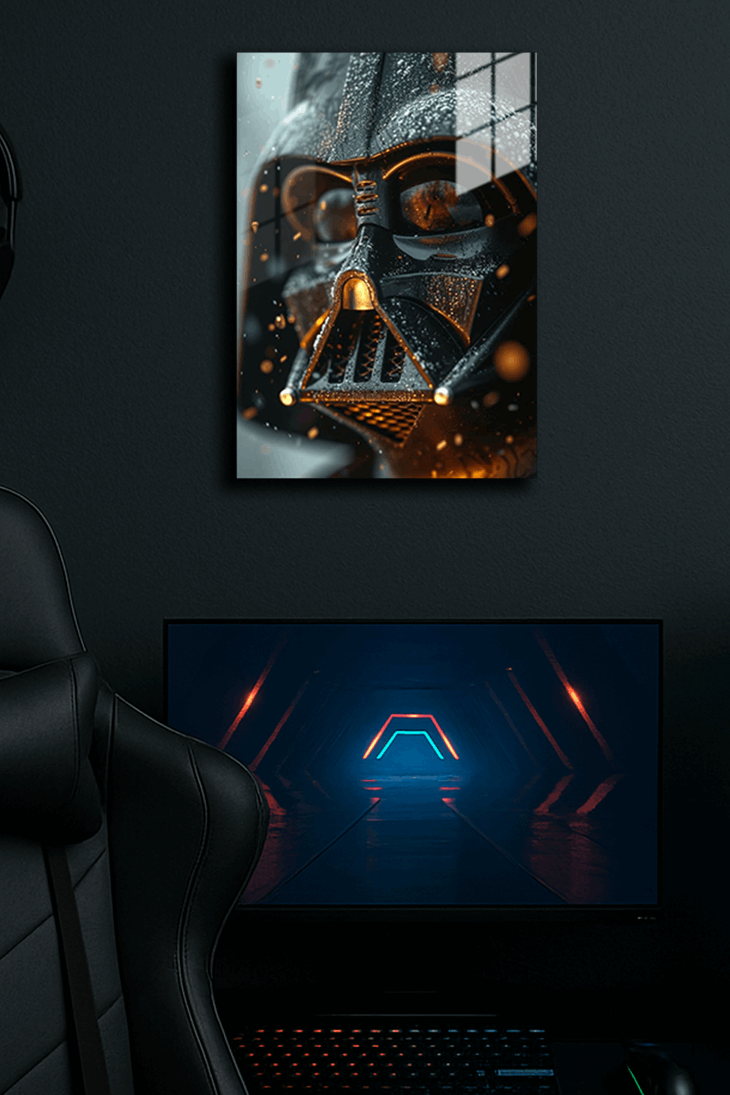 "Star Wars Darth Vader" Baskılı Metal Poster (Premium Kalite)