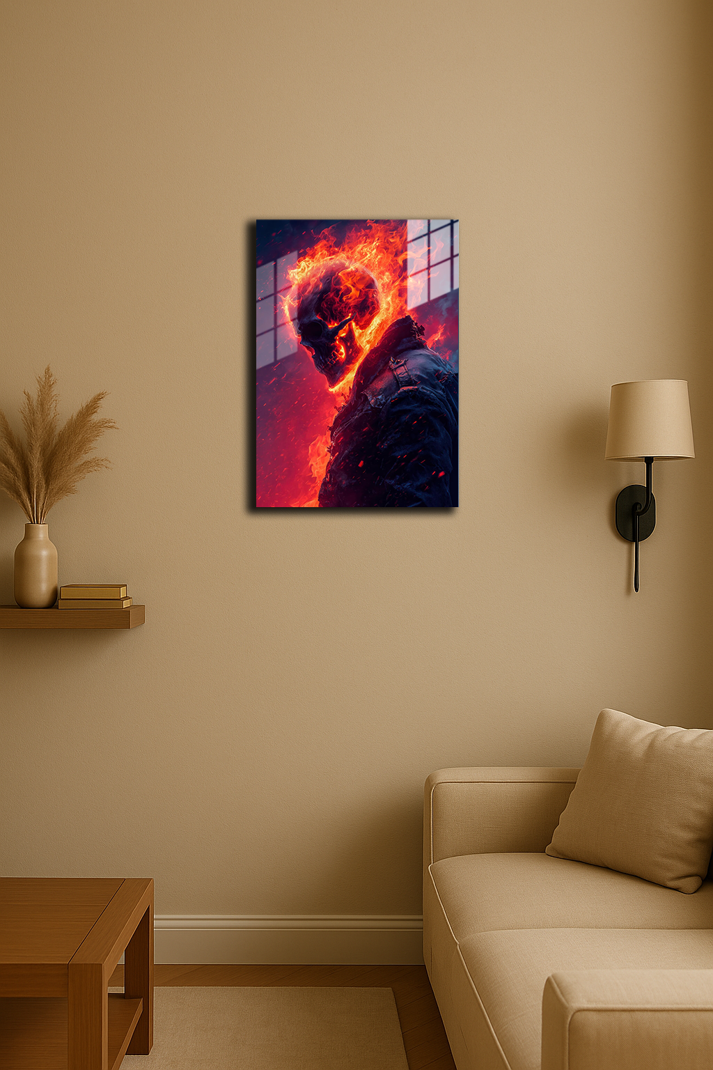"Ghost Rider" Baskılı Metal Poster 2 (Premium Kalite)