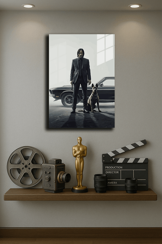 "John Wick" Baskılı Metal Poster (Premium Kalite)