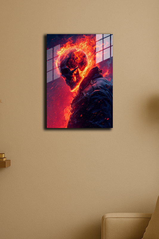 "Ghost Rider" Baskılı Metal Poster 2 (Premium Kalite)