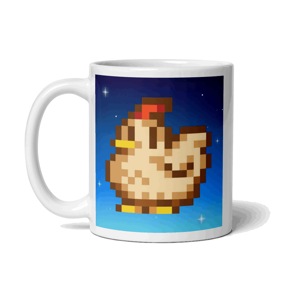 "Stardew Valley" Baskılı Porselen Kupa