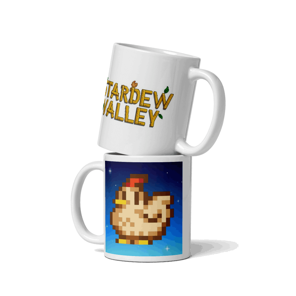 "Stardew Valley" Baskılı Porselen Kupa
